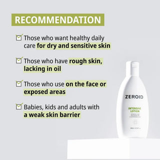 Benefits of ZEROID Intensive Lotion