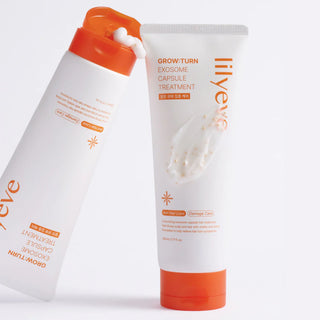 lilyeve Grow:Turn Exosome Capsule Treatment styled product shot