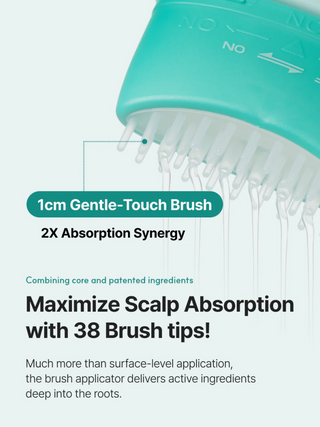 lilyeve Scalp:Turn CICA PDRN Brush Ampoule styled product shot