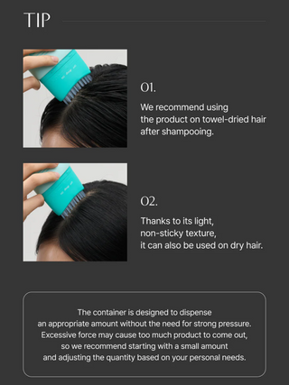 lilyeve Scalp:Turn CICA PDRN Brush Ampoule styled product shot
