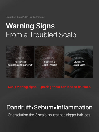 lilyeve Scalp:Turn CICA PDRN Brush Ampoule styled product shot