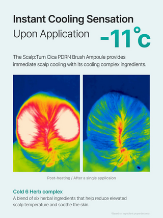 lilyeve Scalp:Turn CICA PDRN Brush Ampoule styled product shot