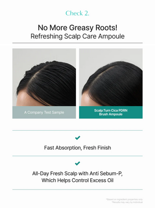lilyeve Scalp:Turn CICA PDRN Brush Ampoule styled product shot